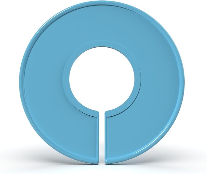 Clothes Size Dividers, Clothing Rack Size Dividers Blank (10, Light Blue)