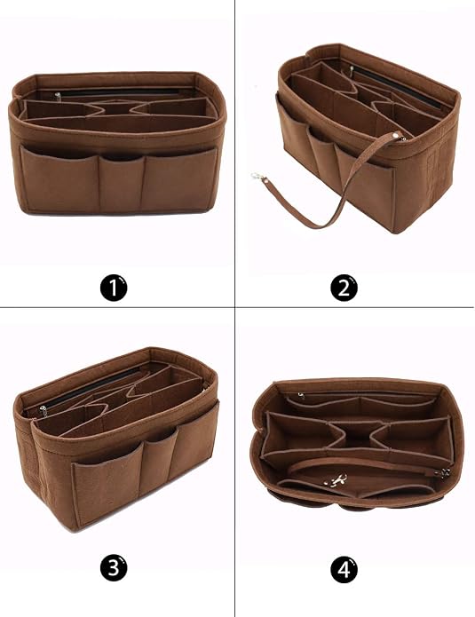 LEXSION Felt Insert Bag Organizer Bag In Bag For Handbag Purse Organizer Fits Speedy Neverful