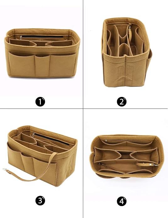 LEXSION Felt Insert Bag Organizer Bag In Bag For Handbag Purse Organizer Fits Speedy Neverful