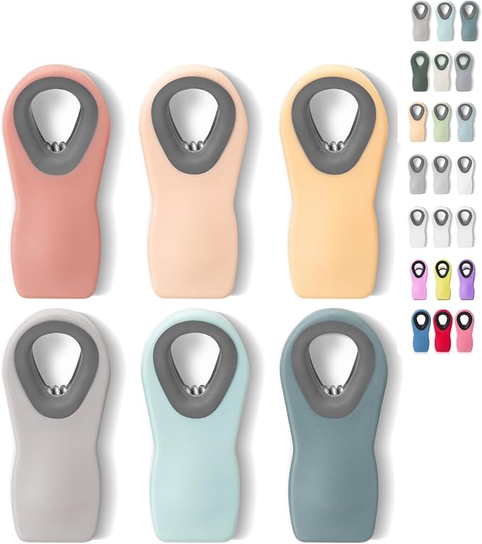 Mr. Pen- Magnetic Chip Clips, 6 Pack | Airtight Seal Reusable Bag Closers for Food Storage, Snacks, Bread & Kitchen Organization