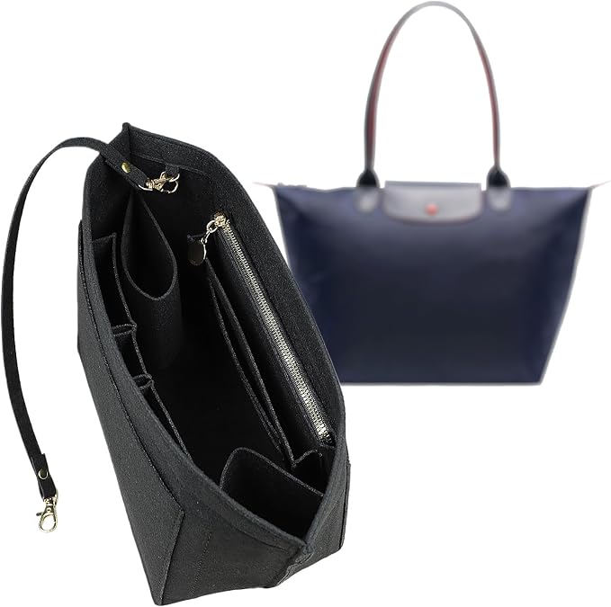 Lckaey Purse Organizer For Longchamp Purse For Long Champ Le Pliage Insert organizer1012-30aterrimus-L