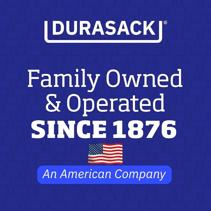 DURASACK Heavy Duty Storage Tote Bag 22-Gallon Rugged Woven Polypropylene Moving Bag, Reusable Self-Standing Design, Holds up to 500 Pounds, Single, Gingham Gray