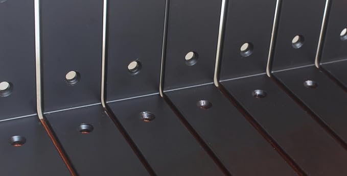 24 Pack - L 6" x H 4" x W1.5, 5mm Thick Black L Shelf Bracket, Iron Shelf Brackets, Metal Shelf Brackets, Floating Shelf, Shelf Supports with Screws