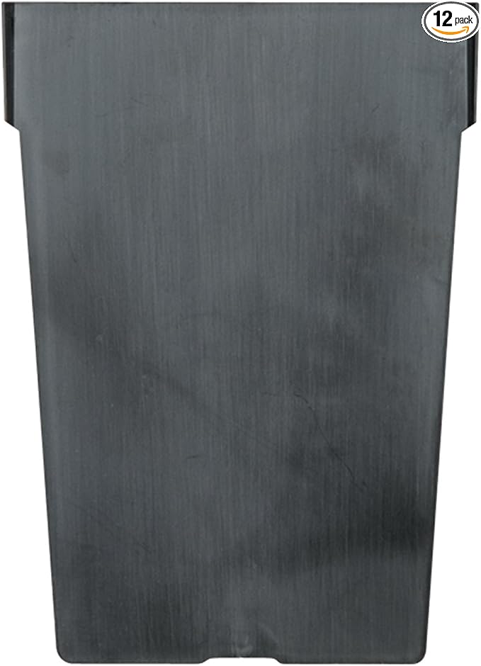 Akro-Mils 40020 Plastic Width Dividers for 6" Tall ShelfMax Shelf Bins Models 30040 and 30048, Custom Storage Inserts for Tools, Crafts & Supplies,12-Pack, Black