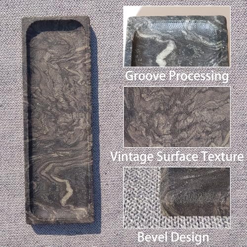 Vintage Marble Storage Vanity Tray: 10.6” x 3.5” Rectangular Decorative Tray for Bathroom Kitchen Dresser Desk Jewelry H