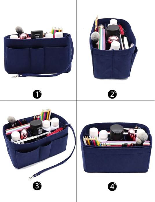 LEXSION Felt Insert Bag Organizer Bag In Bag For Handbag Purse Organizer Fits Speedy Neverful