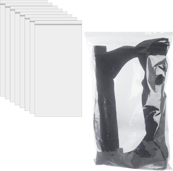 Portable Boot Storage Bags Dust Proof Shoe Bags for Storage Shoes, Boot, Clothing, Books, Toys and others, 8 Pcs 15.7"x27.5" Tall Boots Organizer Protector Bag for Home and Travel