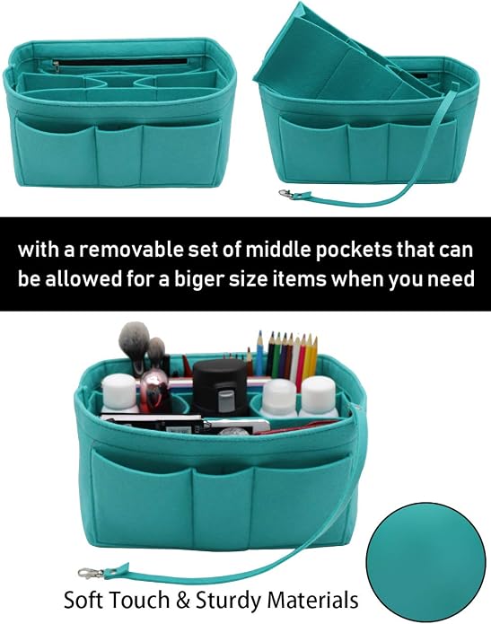 LEXSION Felt Insert Bag Organizer Bag In Bag For Handbag Purse Organizer Fits Speedy Neverful