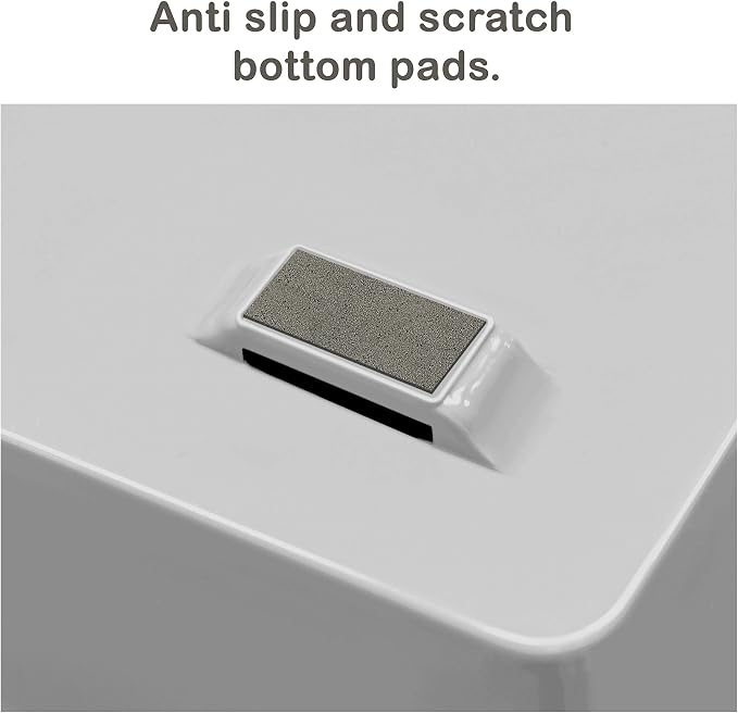 Acrimet Facility 3 Tier Letter Tray, Side Load, Letter Size/A4, Desktop File Organizer, Plastic (White Color)