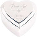 Cherished Moments Personalized Flower Girl Jewelry Box, Heart Keepsake