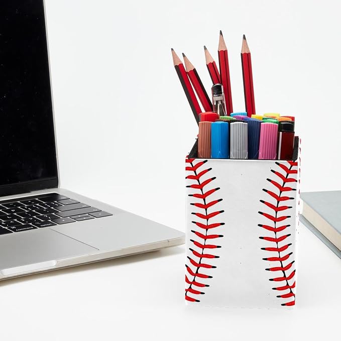 Pen Holder for Desk, Baseball Pencil Holder, Pen Cup Functional Desk Organizer for Office Supplies