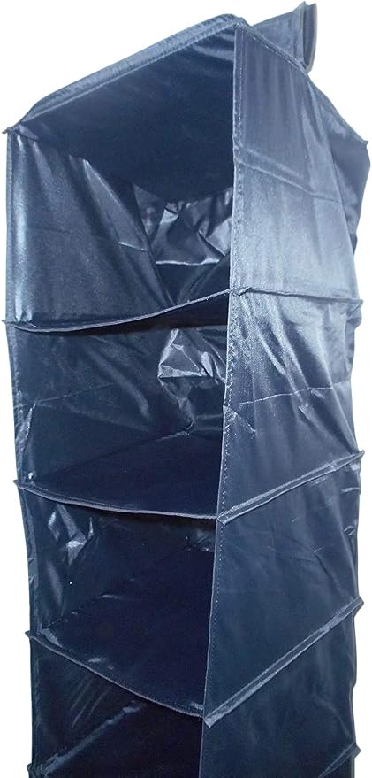 Sweater Rack with six Shelves Hold 12 Sweaters, Hats or Bags Made in USA (Black)