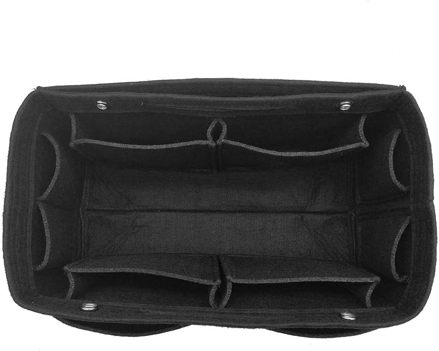LEXSION Felt Purse Organizer Insert Multi Pocket Bag Organizer Shaper | zipper bag, tote shaper, multi pocket bag, handbag shaper, various sizes