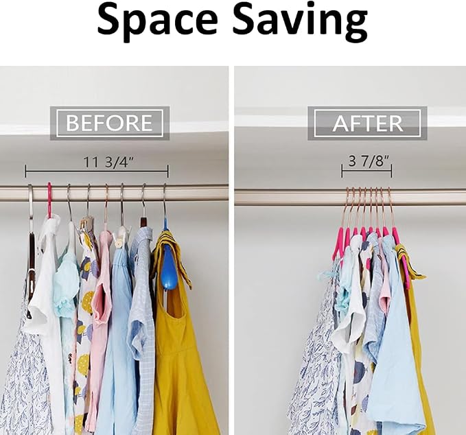 VECELO Premium Velvet Clothes Hangers Suit Heavy Duty (100 Pack)-Non Slip & Space-Saving with 12 Finger Clips & 2Tie Rack Excellent for Men and Women,Rose