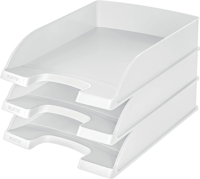 Leitz A4 Letter Tray, White, Plus Range, 52270001