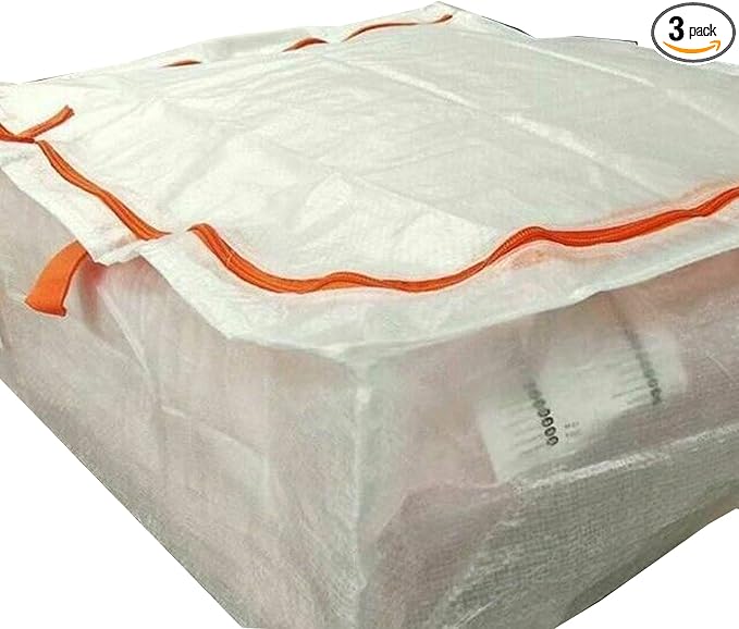 IKEA 503.953.82 Pack of 3 Storage Bags Cases 55 x 49 x 19 Centimetres