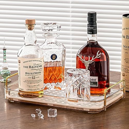 Coffee Bar Accessories, Station Organizers,Large Capacity Storage with Drain Board,Whisky Tray,Mug Tea Cup Holder Coffee