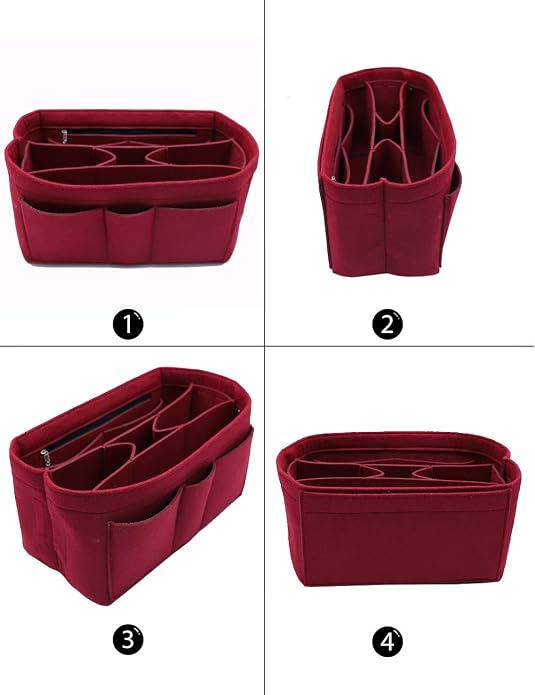 LEXSION Felt Insert Bag Organizer Bag In Bag For Handbag Purse Organizer Fits Speedy Neverful
