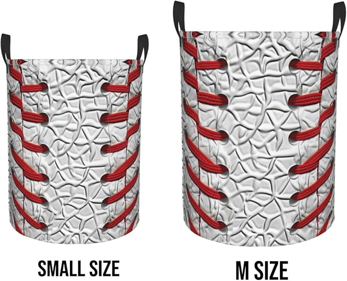 Baseball 1 Laundry Basket,Laundry Hamper,Collapsible Storage Bin, Oxford Fabric Clothes Baskets,Nursery Hamper For Home,Office,Dorm,Gift Basket