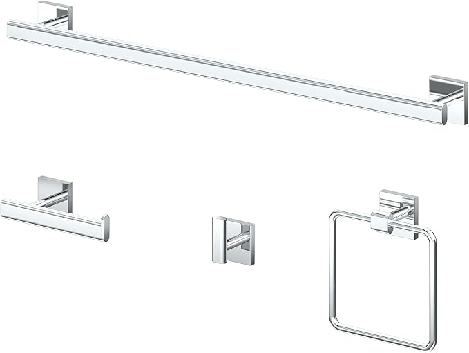 Gatco 4055 Elevate Robe Hook, Chrome, Single Hook (Pack of 2)