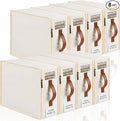 Bed Sheet Organizer 8 Pack, No Insects Entry Bedding Storage Box with Zipper, Label, Handle, Window, Linen Closet Organizers and Storage for Sheet Set, Clothing, Duvet Covers, Toys