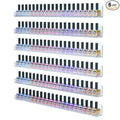 FEMELI 24 Inch Nail Polish Wall Rack: 6 Shelves Clear Acrylic Nail Polish Holder Organizer for 130-180 Bottles (24 Inch, Clear)