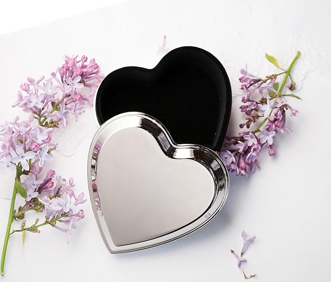 Cherished Moments Personalized Heart Jewelry Box with Message