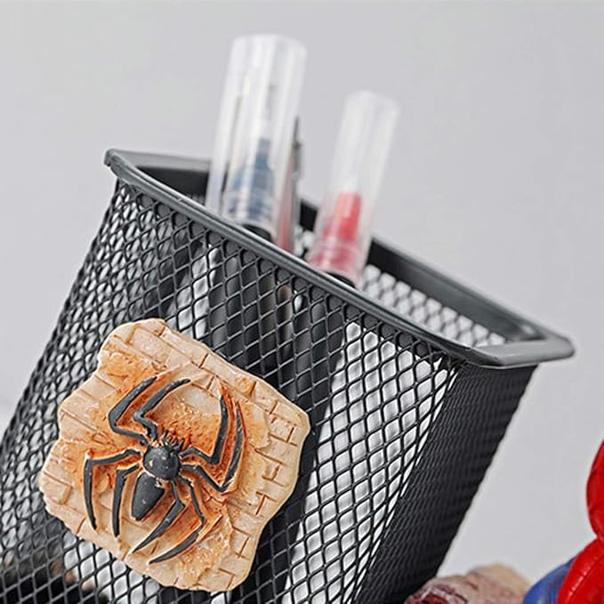 BREIS Pen Holder, Creative Novelty Office Desk Decorations Man boy Girls Gadgets Pencil Holder Stationery Storage Box Desk Organizer Caddy for Office, Home Unique Gifts