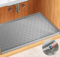 Winisok Silicone Under Sink Mat 34" x 19", Kitchen Essentials and Gadgets, Shelf Liner and Cabinet Protector, Home Organizers and Storage, Waterproof Bathroom Tray