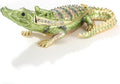 Hand Painted Animal Trinket Box for Home Decor, Hinged Jewelry Organizer Storage, Unique Personalized Collectible Keepsake Figurine Handmade Decorative Ornament Gifts (Crocodile)