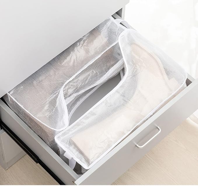 Portable Women Tall/Short Boots Storage Bags - 2 Packs Waterproof Tall/Short Boot Carry Bag for Travel and Daily Use