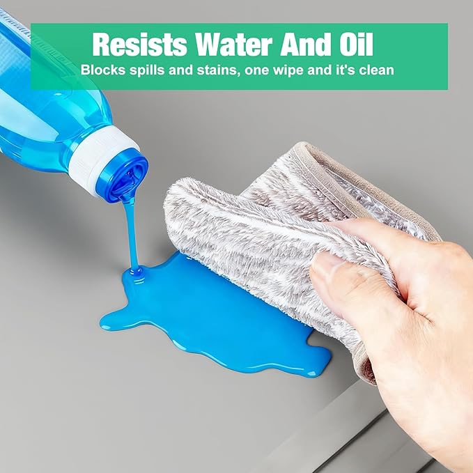 Aisslro Under Sink Mat 28" X 19", Waterproof Silicone Under Sink Mats for Kitchen, Anti-Leak Shelf Liner & Cabinet Protector with Raised Edge, [BPA Free] Bathroom Tray Home Organizer, Grey
