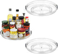 LAMU 3 Pack 12'' Lazy Susan Organizer Turntable for Cabinet, Pantry Organizers and Storage, Rotating Condiment Organizer for Kitchen, Table Top, Fridge, Countertop, Spice Organization