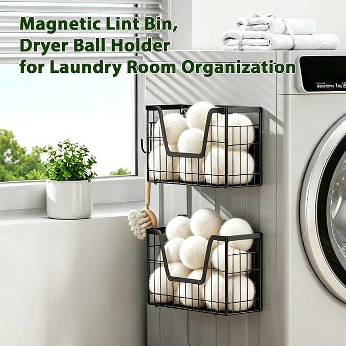 Magnetic Shelf for Fridge, Fruit Potato and Onion Storage Bins, Magnetic Spice Rack Shelves for Side of Refrigerator, Fruit Basket Magnetic Fridge Shelf Kitchen Pantry Organizer Storage