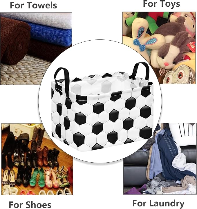 Boys Gifts Storage Basket Foldable Laundry/Toy Organizer Bin Waterproof Towel Basket with Handles, Gift Basket for Bedroom Decor & Home Organization