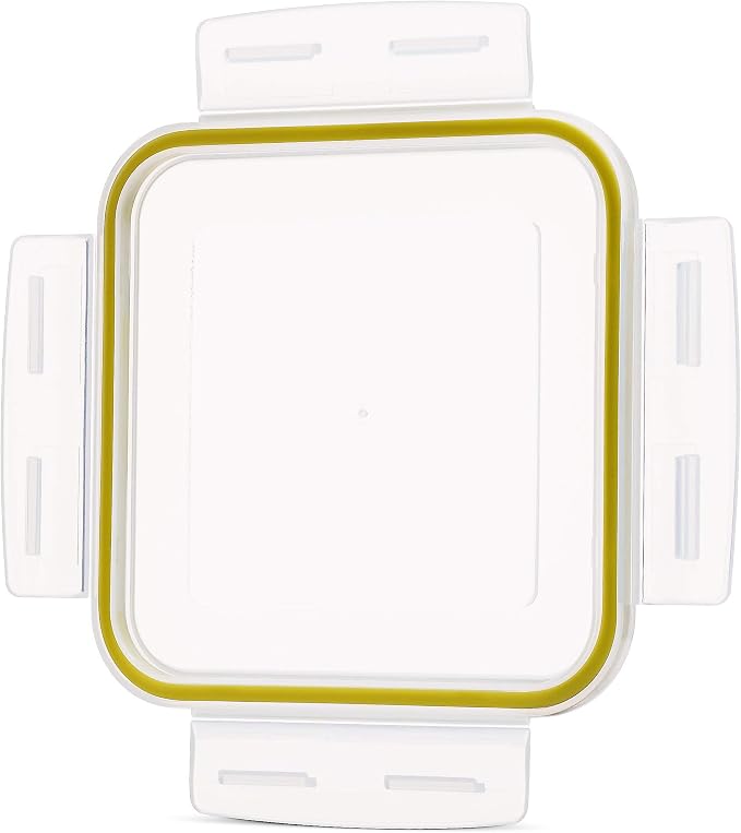 Komax Biokips Sandwich Containers (Set of 3) – Airtight Food Storage Containers – BPA-Free Lunch Containers for w/ Locking Lids – Microwave & Dishwasher Safe Sandwich Box Container Set