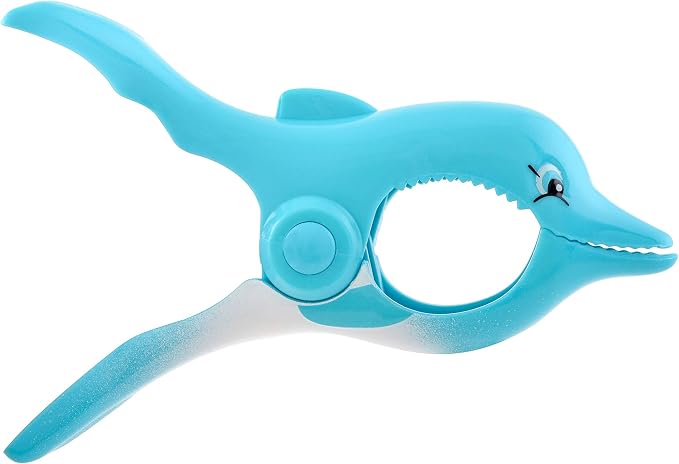 O2COOL Dolphin BocaClips Beach Towel Holders Pool Patio Clips 2pk | Yes