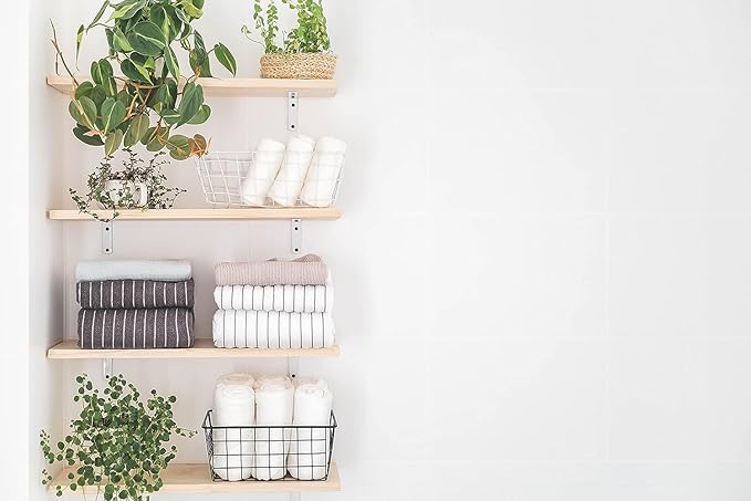 B&B HARDWARE Cabinet Shelves - Melamine 3/4'' Thick - Custom Organize Space with Stylish Cabinet Melamine Shelves - Perfect Solution for Home & Office - Cut to Size (6" Depth X 47 Inches Length)