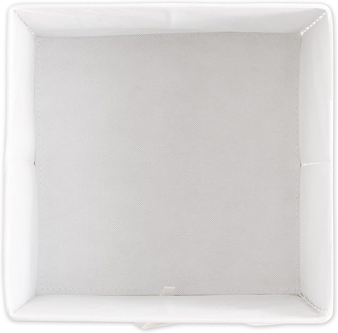 DII Non Woven Polyester Storage Bin, 11x11x5.5-inch, Starburst Gray, 2 Piece (Pack of 12)