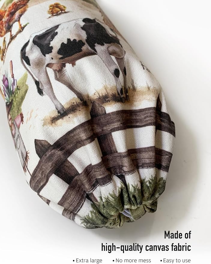 Sweet Farm Life Plastic Bag Holder,Grocery Bag Holder Organizer Storage,Farmhouse Kitchen Decor 23"x9"