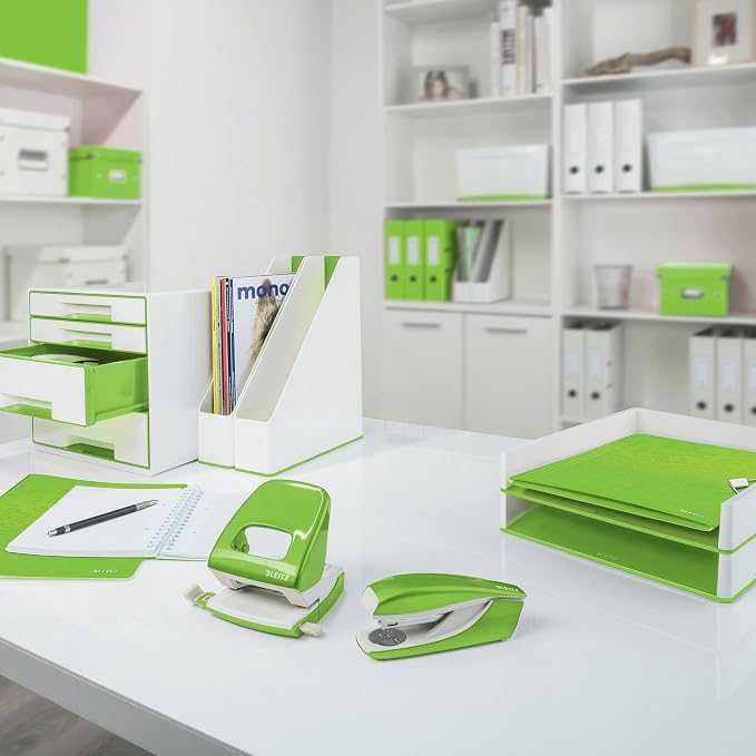 Leitz Wow 52263054 Letter Tray Set of 5 Green