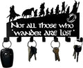 Decorative Metal Key Holder, Wall Mounted Key Hooks for Home