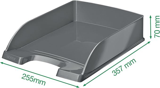 Leitz Wow 52263054 Letter Tray Set of 5 Green