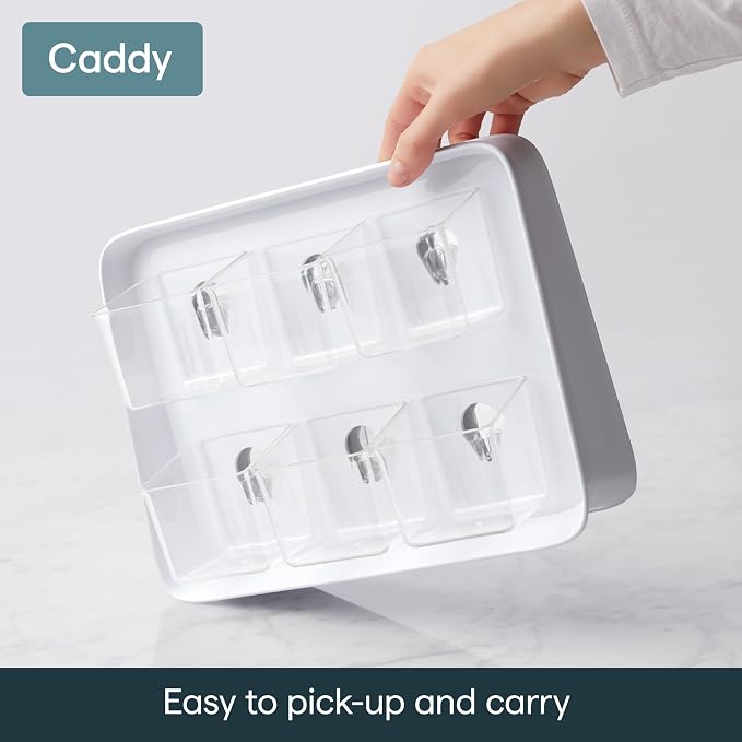 YouCopia TeaStand 120 Tea Bag Organizer, Cabinet to Counter Tea Bag Caddy