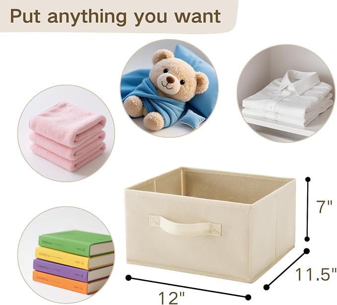 Hanging Shelf Closet Storage Organizer Removable 2 Drawers, Beige | Hanging Storage Organizer Hanging Sweater 2 Sock Underwear Drawers for Closet, Bedroom
