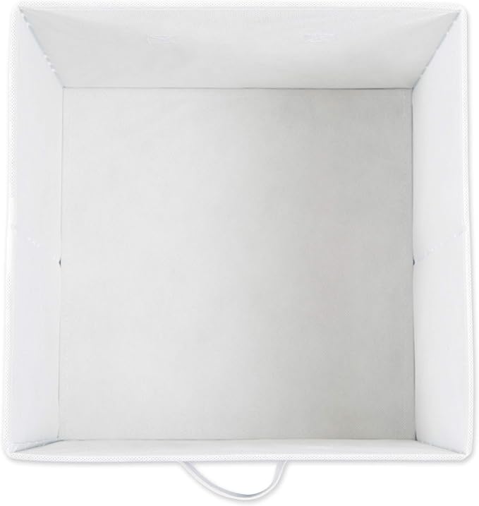 DII Non Woven Polyester Storage Bin, Polka Dot, French Blue & White, Small Set of 4 (Pack of 6)