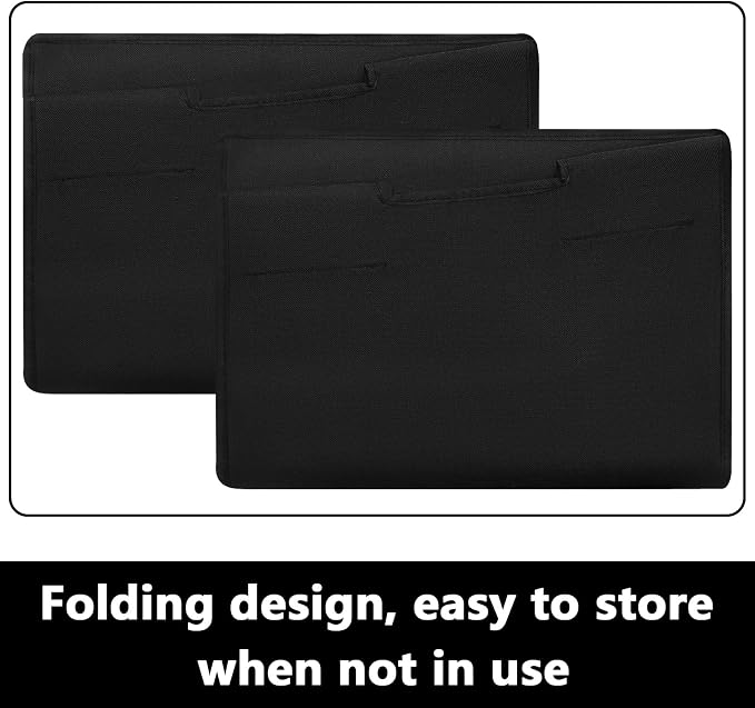 Windyun 3 Pcs Hypotenuse Laundry Sorter Replacement Bags Hamper Cart Removable Replacement Bags Laundry Storage Organizer Bag Hamper Liner, No Hooks 14.76 x 8.66 x 23.23/19.29 Inch(Black)
