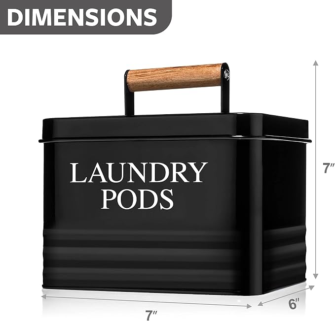 Laundry Pods Holder (BLACK)