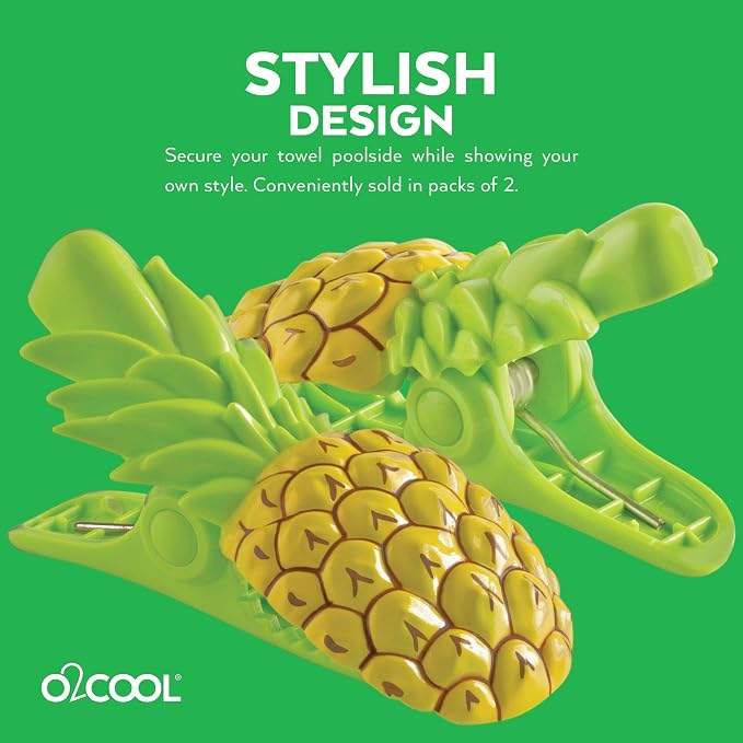 O2COOL Pineapple Boca Clip | Yes