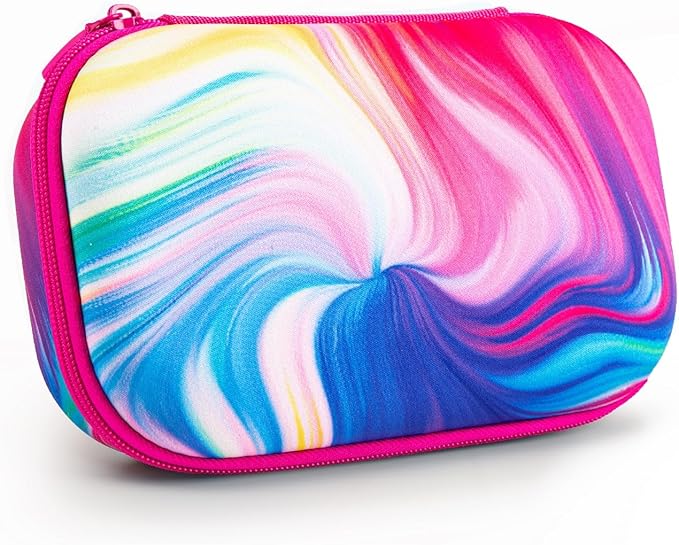 ZIPIT Colorful Pencil Case for Girls, Cute Pencil Box for School, Large Capacity Stationery Organizer Box
